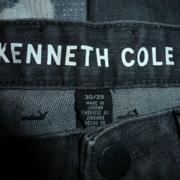 Kenneth Cole Grey Straight Leg Jeans Men’s Size 32x29 - Picture 5 of 8